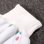 Baby Water-Proof And Leak-Proof Cloth Diapers Children Washable Cotton Cloth Bed-Wetting Skirt Pants, Colour: L(Red Cat and Blue Cat)