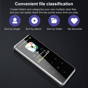 M22 Portable Bluetooth Touch Screen MP3 Player Recorder E-Book, Memory Capacity: 32GB(Black)