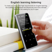 M22 Portable Bluetooth Touch Screen MP3 Player Recorder E-Book, Memory Capacity: 32GB(Black)
