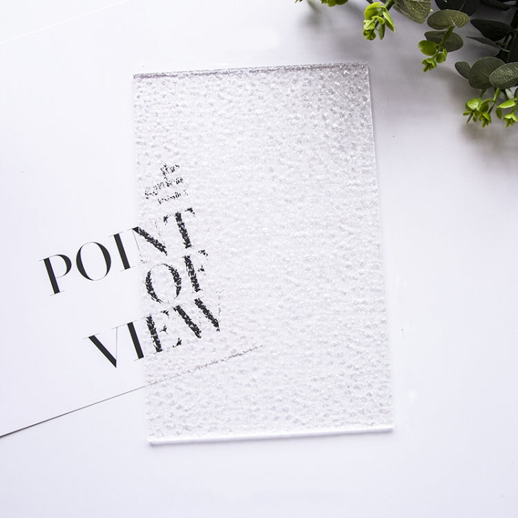 18 x 29cm Acrylic Texture Background Board Photo Props Background Decorative Geometric Ornaments(Ice Pattern) - free shipping - PMC TechLife - Order now!