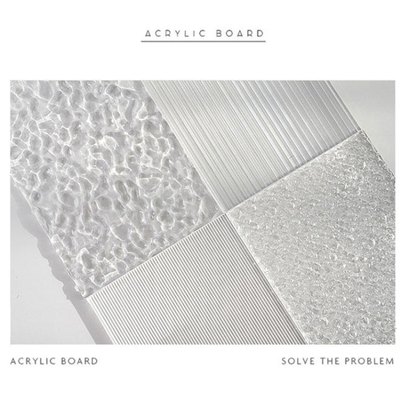 18 x 29cm Acrylic Texture Background Board Photo Props Background Decorative Geometric Ornaments(Ice Pattern)