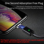 2 PCS ESSAGER Smartphone Fast Charging and Data Transmission Magnetic Cable with 8 Pin Magnetic Head, Cable Length: 1m(Red)