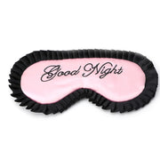 Comfortable Imitation Silk Satin Personalized Travel Sleep Mask Eye Cover(Pink)