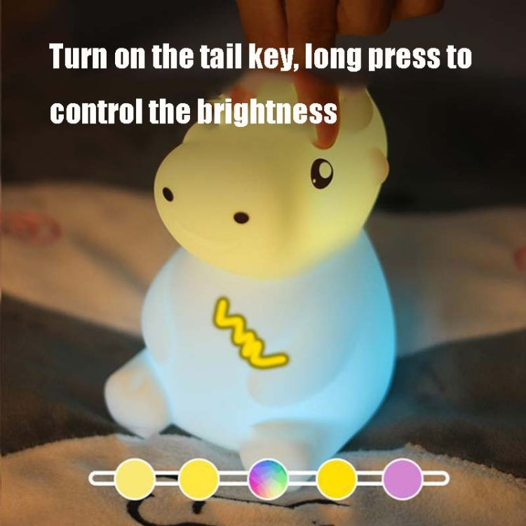 JX-YD-08 Silicone Calf Cow Night Light LED Colorful Dimming Pat Sleeping Bedside Lamp - Night Lights by PMc TechLife | Online Shopping South Africa | PMc TechLife | Buy Now Pay Later Mobicred