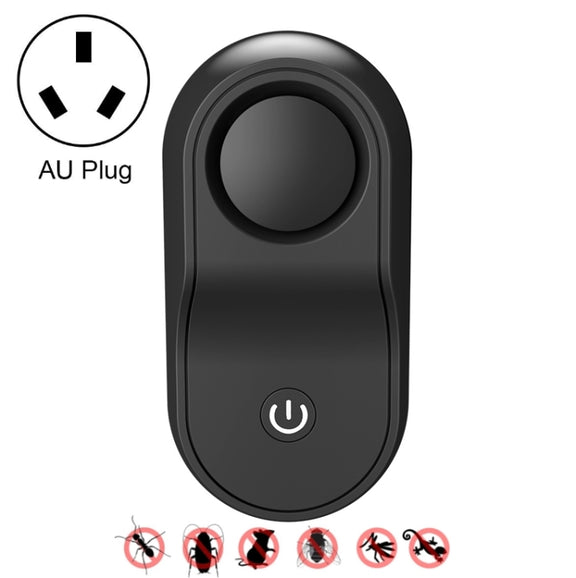 BG301 Ultrasonic Rodent Repeller Electronic Multi-Purpose Insect Repeller, Plug Type: AU Plug 220V(Black)