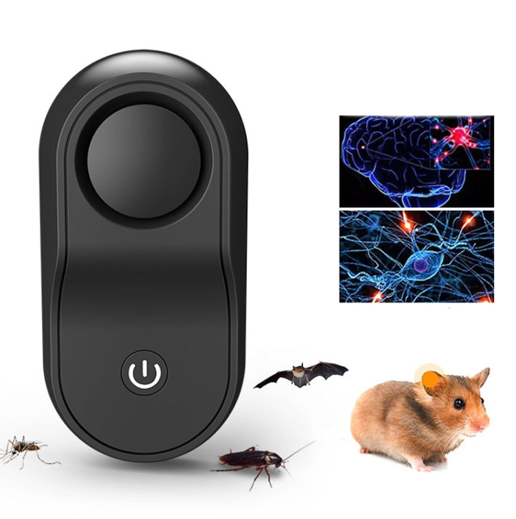 BG301 Ultrasonic Rodent Repeller Electronic Multi-Purpose Insect Repeller, Plug Type: AU Plug 220V(Black)