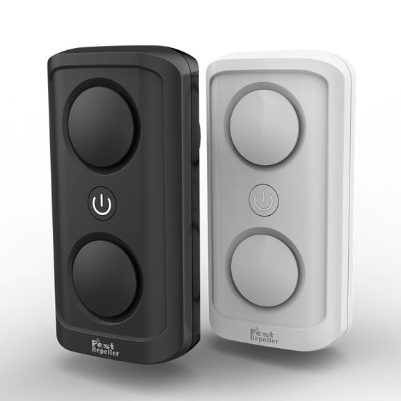 BG302 Dual-Speaker Intelligent Frequency Conversion Mosquito Repellent Ultrasonic Insect Repellent, Product specifications:  EU Plug 220V(Black)