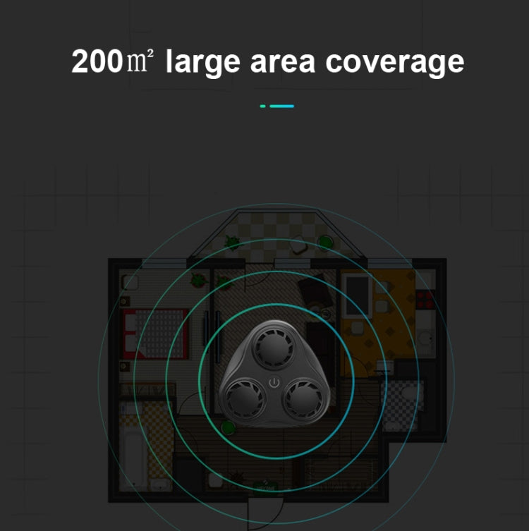 BG310 3-Horn Ultrasonic Automatic Frequency Conversion Mouse Repeller/Insect Repellent/Mosquito Repellent, Product specifications: EU Plug 220V(Black) - free shipping - PMC TechLife - Order now!