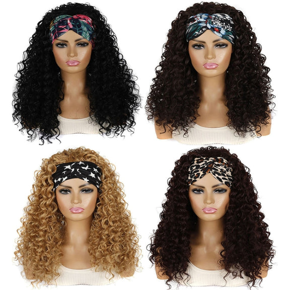 Hairband Wig Headgear Volume Chemical Fiber Wig Headgear, Color Classification: 33#XG