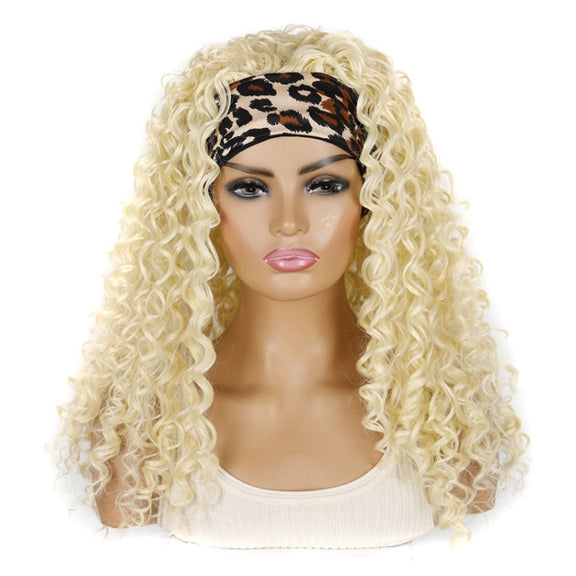 Hairband Wig Headgear Volume Chemical Fiber Wig Headgear, Color Classification: 613#G