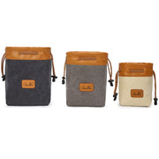 S.C.COTTON Liner Bag Water-resistant Digital Protection Portable SLR Lens Bag Micro Single Camera Bag Photography Bag, Colour: Beige M