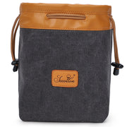 S.C.COTTON Liner Bag Water-resistant Digital Protection Portable SLR Lens Bag Micro Single Camera Bag Photography Bag, Colour: Carbon Black M