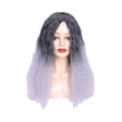 Matte Realistic Corn Perm Long Curly Hair Woolen Volume Wig Headgear(Black Gradient Light Milky Gray) - free shipping - PMC TechLife - Order now!