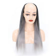 Wig Half Headgear Long Straight Hair U-Shaped Wig Headgear, Colour: 2.US-1BT0906 # - free shipping - PMC TechLife - Order now!