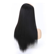 Wig Half Headgear Long Straight Hair U-Shaped Wig Headgear, Colour: 4.US-2# Natural Black