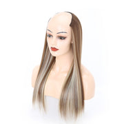 Wig Half Headgear Long Straight Hair U-Shaped Wig Headgear, Colour: 12.US-12H613