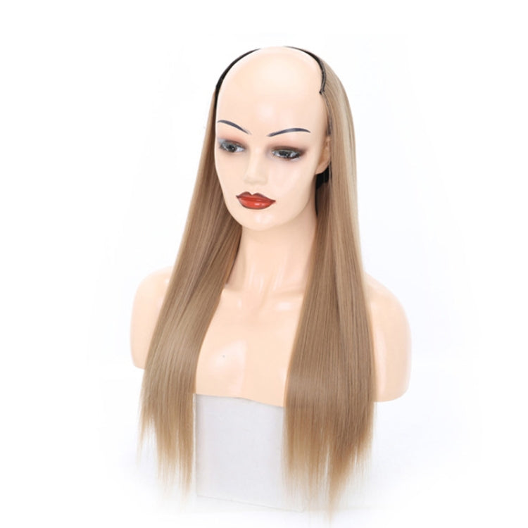 Wig Half Headgear Long Straight Hair U-Shaped Wig Headgear, Colour: 13.US-16# - free shipping - PMC TechLife - Order now!