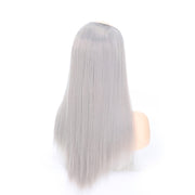 Wig Half Headgear Long Straight Hair U-Shaped Wig Headgear, Colour: 14.US-0906# Grandma Gray
