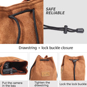 S.C.COTTON Liner Shockproof Digital Protection Portable SLR Lens Bag Micro Single Camera Bag Square Gray S
