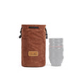 S.C.COTTON Liner Shockproof Digital Protection Portable SLR Lens Bag Micro Single Camera Bag Round Brown M - free shipping - PMC TechLife - Order now!