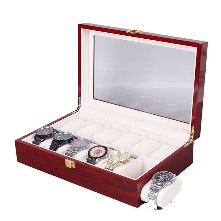 Wooden Baking Paint Watch Box Jewelry Storage Display Box(12-bit Paint) - free shipping - PMc TechLife - Order now!