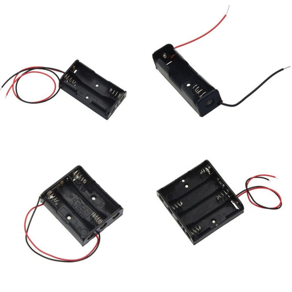 10 PCS AA Size Power Battery Storage Case Box Holder For 8 x AA Batteries without Cover
