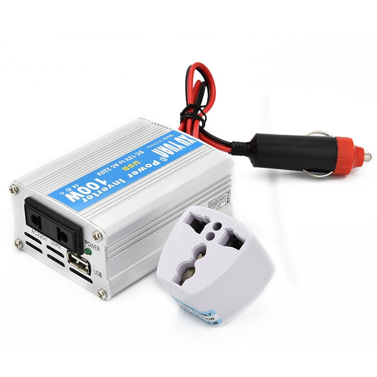 XUYUAN 100W Car Inverter Car Notebook Power Supply with USB, Specification: 12V to 220V -  by XUYUAN | Online Shopping South Africa | PMC Jewellery | Buy Now Pay Later Mobicred