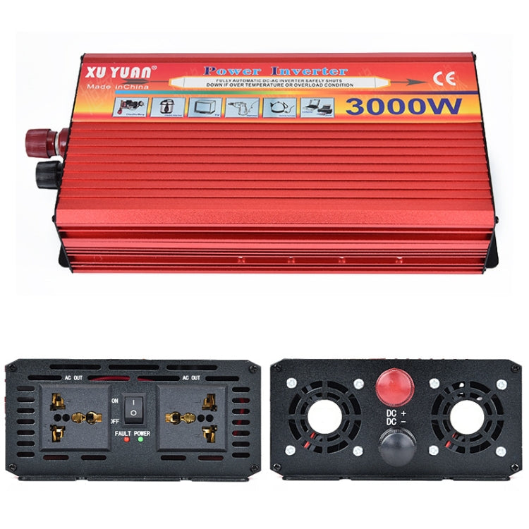 XUYUAN 3000W Car Inverter Car Home Power Converter, Specification: 12V to 220V - free shipping - PMC TechLife - Order now!