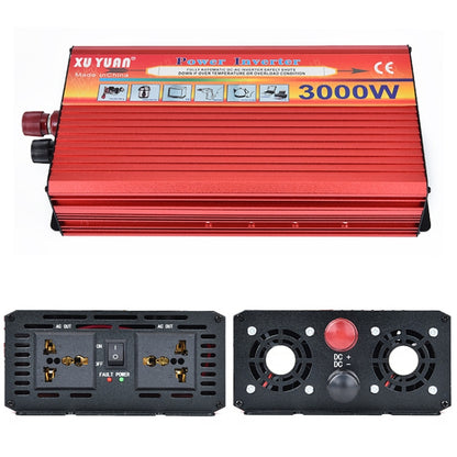 XUYUAN 3000W Car Inverter Car Home Power Converter, Specification: 12V to 220V - free shipping - PMC Jewellery - Order now!