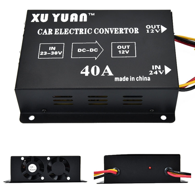 XUYUAN 480W Step-Down Converter 24V to 12V 40A Automotive DC Power Buck Converter - free shipping - PMC Jewellery - Order now!