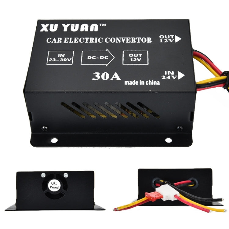 XUYUAN 380W Step-Down Converter 24V to 12V 30A Automotive DC Power Buck Converter -  by XUYUAN | Online Shopping South Africa | PMC TechLife | Buy Now Pay Later Mobicred