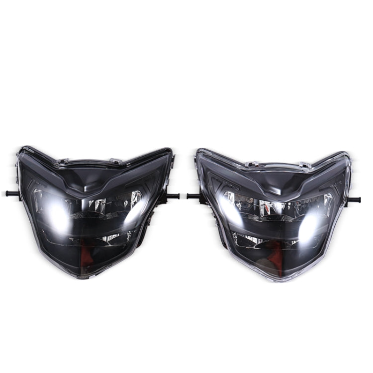 Motorcycle LED Retro Headlights LED Far Near Beam Lights For Yamaha LC135 V2-V6(Transparent Glass) - Headlights by PMC TechLife | Online Shopping South Africa | PMC TechLife | Buy Now Pay Later Mobicred