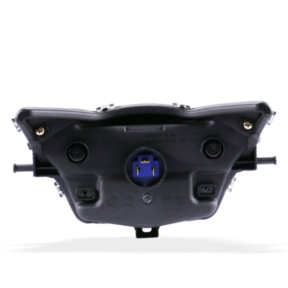 Motorcycle LED Retro Headlights LED Far Near Beam Lights For Yamaha LC135 V2-V6(Smoked Glass)