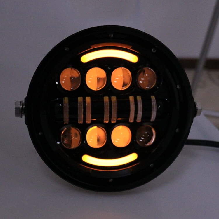 7 Inch Motorcycle Retro Modified Headlights Day Trip LED Far Near Beam Lights  For Wrangler / Harley - Headlights by PMC TechLife | Online Shopping South Africa | PMC TechLife | Buy Now Pay Later Mobicred