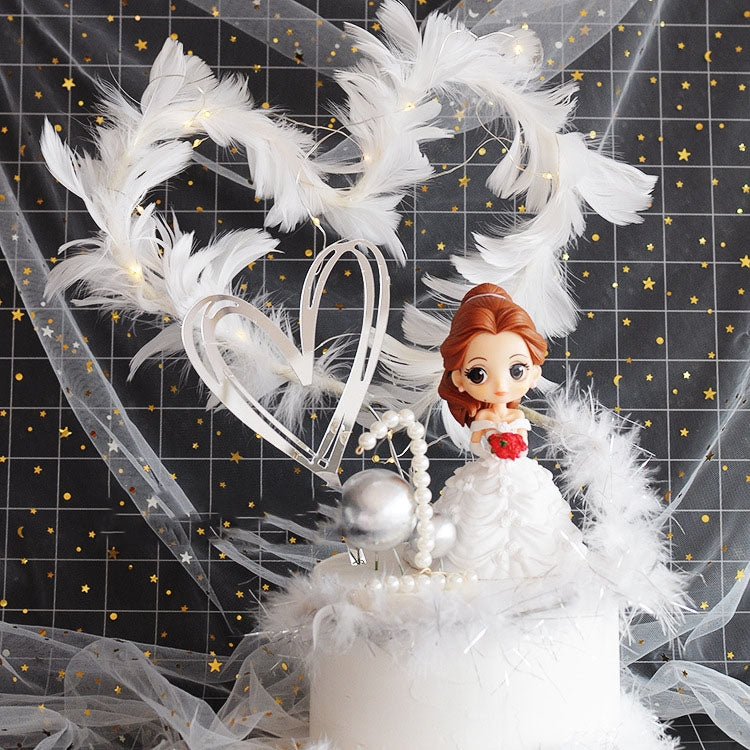 Variety Of Feather Cake Dessert Decoration White - Holiday Decorations by PMC TechLife | Online Shopping South Africa | PMC TechLife | Buy Now Pay Later Mobicred