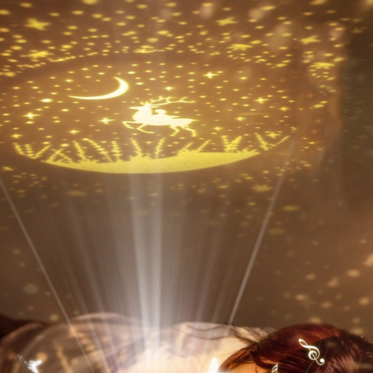 Fantasy Starry Sky Projector Night Light Atmosphere Light Valentine Day Gift, Style: USB-in Version