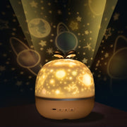 Fantasy Starry Sky Projector Night Light Atmosphere Light Valentine Day Gift, Style: Music Box