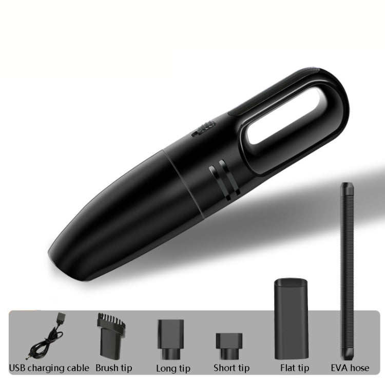 Car Handheld Portable Vacuum Cleaner Small Car Vacuum Cleaner Wireless Black - Vacuum Cleaner by PMC TechLife | Online Shopping South Africa | PMC TechLife | Buy Now Pay Later Mobicred
