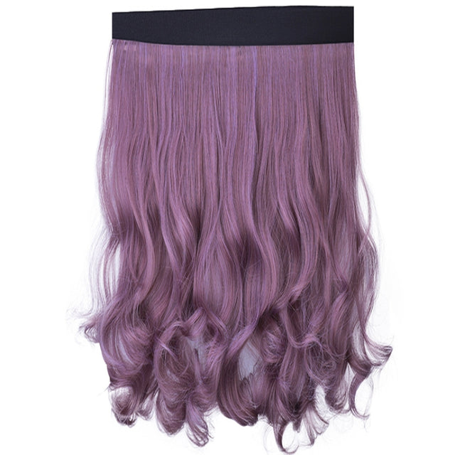 8261E Fashion Hat Wig Female Detachable Pear Flower Roll Long Hair Wig(Thin Vine Color)