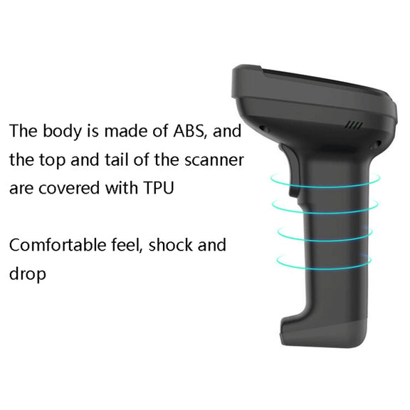 Deli 14952 Supermarket Cashier One-Dimensional QR Code Scanning Gun, Model: Black Wired