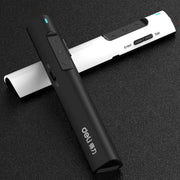 Deli 2.4G Flip Pen Business Presentation Remote Control Pen, Model: 2801 Black (Red Light)