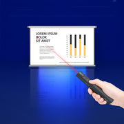 Deli 2.4G Flip Pen Business Presentation Remote Control Pen, Model: 2801 White (Red Light)