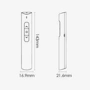 Deli 2.4G Flip Pen Business Presentation Remote Control Pen, Model: TM2801 Black (Red Light)