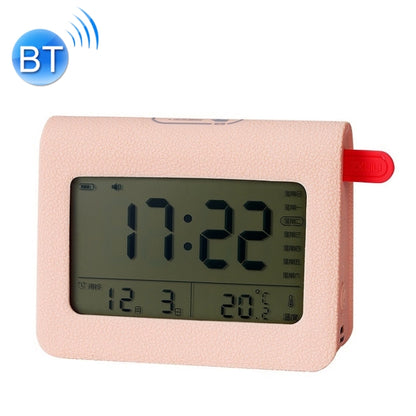 ZKLiLi Lazy Snooze Applet Alarm Clock Bedside Bluetooth Multifunctional Silent Digital Alarm Clock(Pink) - free shipping - PMC Jewellery - Order now!