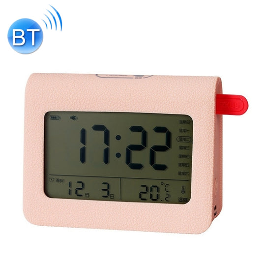 ZKLiLi Lazy Snooze Applet Alarm Clock Bedside Bluetooth Multifunctional Silent Digital Alarm Clock(Pink) - free shipping - PMC Jewellery - Order now!