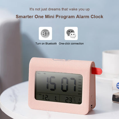 ZKLiLi Lazy Snooze Applet Alarm Clock Bedside Bluetooth Multifunctional Silent Digital Alarm Clock(Pink) - free shipping - PMC Jewellery - Order now!