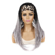 Colored Small Dirty Braid Wig Headgear Hair Band Style Small Braid Wig Headgear(1BTGRAY#7 Leopard Print) - free shipping - PMC TechLife - Order now!