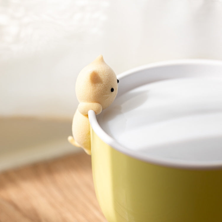 Cat Alarm Clock Night Light 2W LED Rechargeable Adjustable Children Bedroom Bedside Light(Beige) - Night Lights by PMc TechLife | Online Shopping South Africa | PMc TechLife | Buy Now Pay Later Mobicred