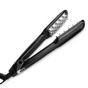 Multi-functional Long & Short Hair Styling Iron Ceramic Tourmaline Volumizing Hair Iron, Plug standard:EU(Black gold)