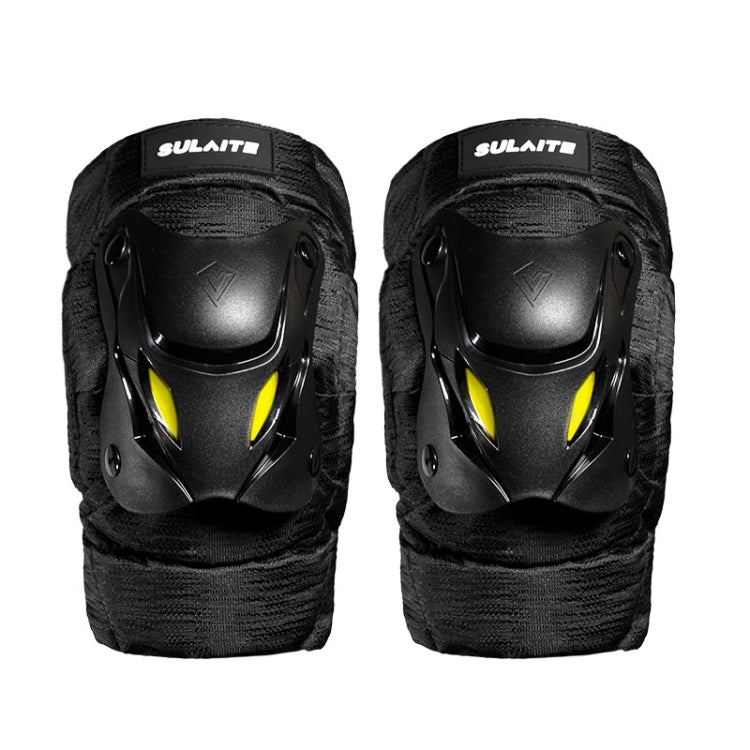SULAITE Motorcycle Protector Rider Wind Warmth Protective Gear Riding Equipment, Colour: Black Knee Pads - Protective Gear by SULAITE | Online Shopping South Africa | PMC TechLife | Buy Now Pay Later Mobicred